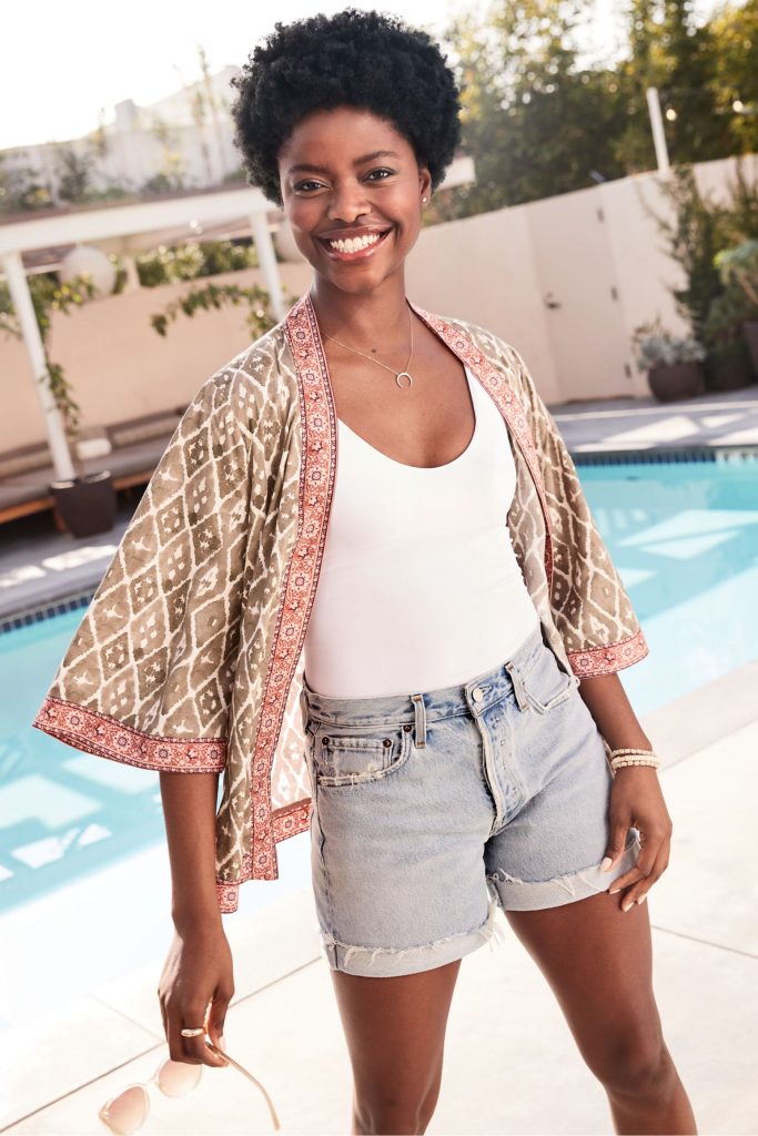 Simple Summer Outfit: Tank Top + Jean Shorts