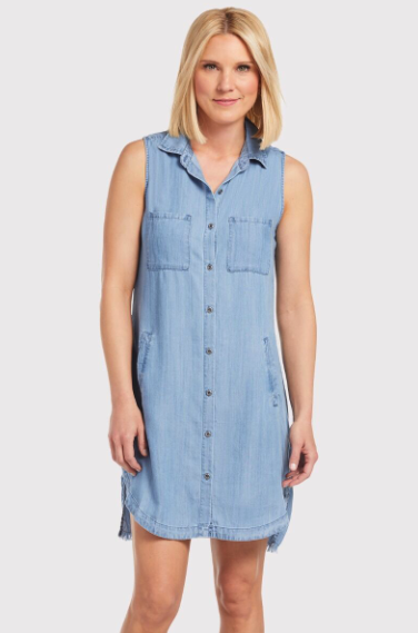 what to wear for the fourth of july, chambray dress