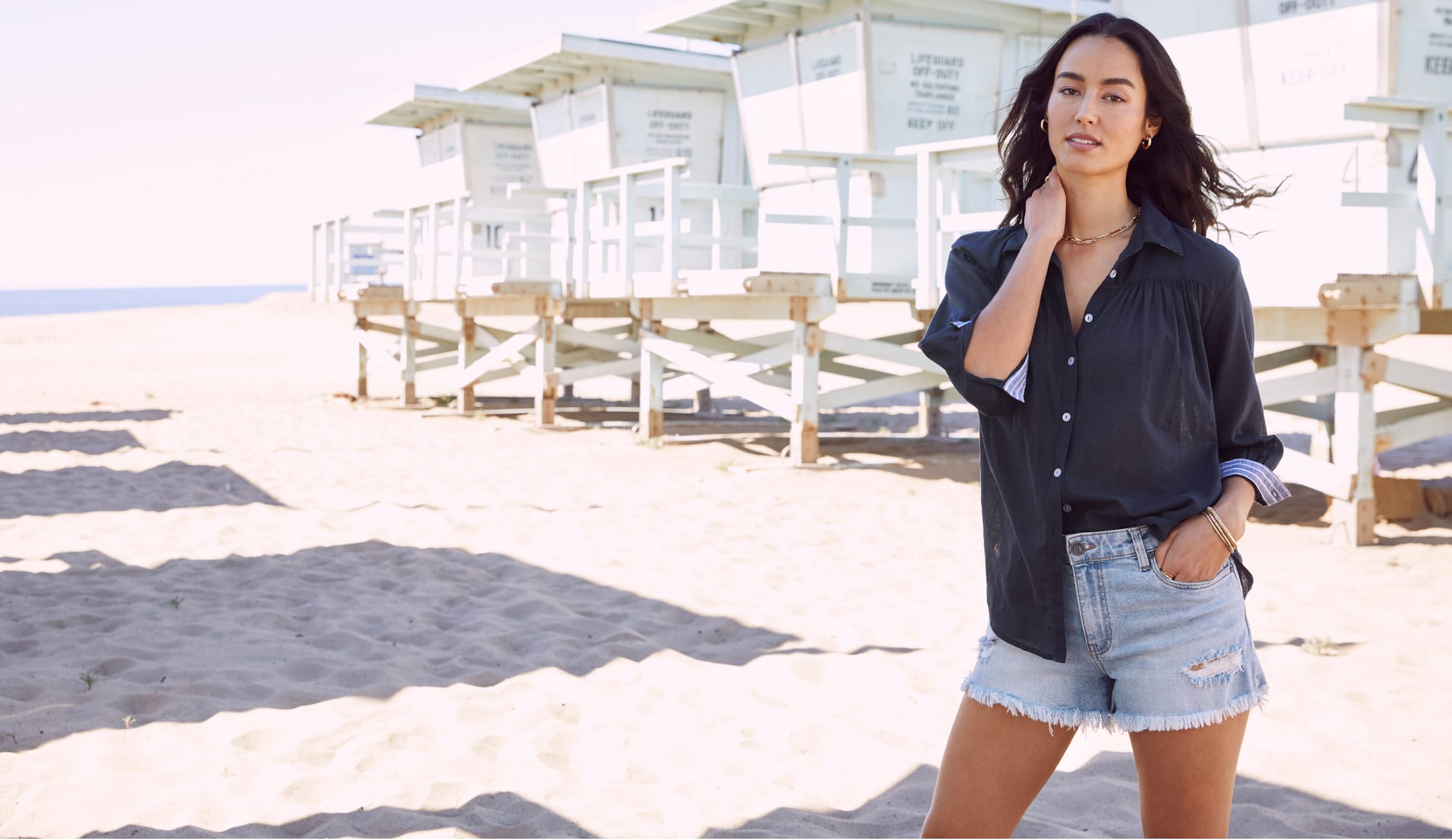 How to Style Denim Shorts for Fall